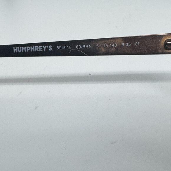 Humphrey's Eyeglasses Frame 582158 Women's Brown Full Rim 51-15-140 H17165 - Picture 5 of 7